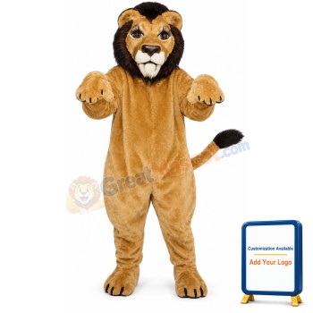 Realistic Lion Lightweight Mascot Costume