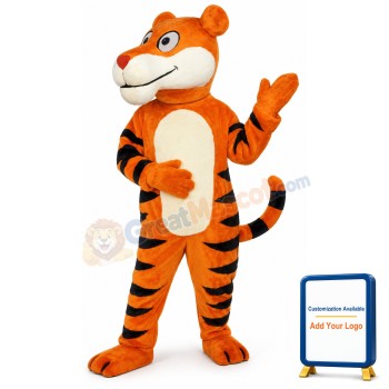 Friendly Tiger Lightweight Mascot Costume