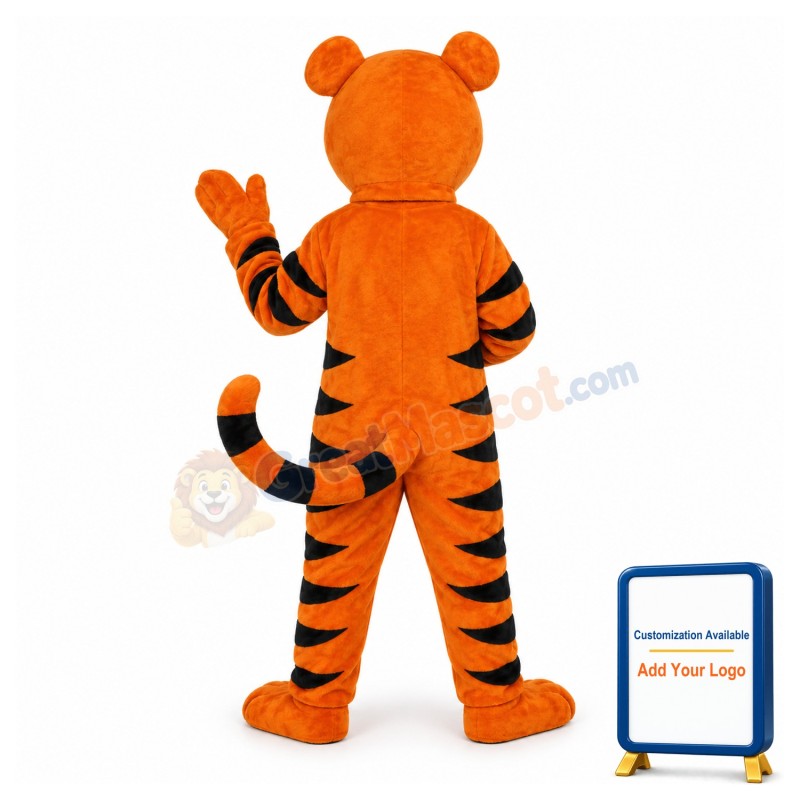 Friendly Tiger Lightweight Mascot Costume