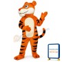 Friendly Tiger Lightweight Mascot Costume