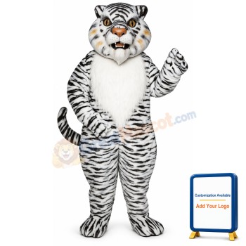 White Tiger Lightweight Mascot Costume