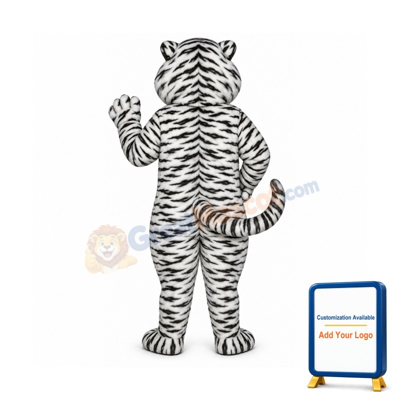 White Tiger Lightweight Mascot Costume