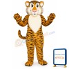Shy Tiger Lightweight Mascot Costume