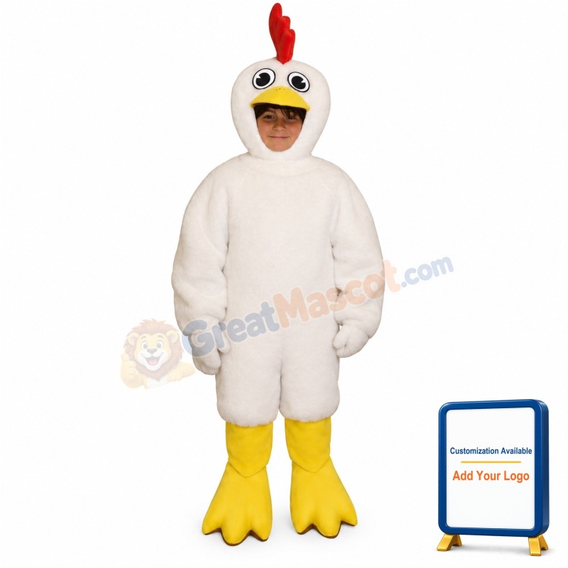 Childs Chicken Lightweight Mascot Costume