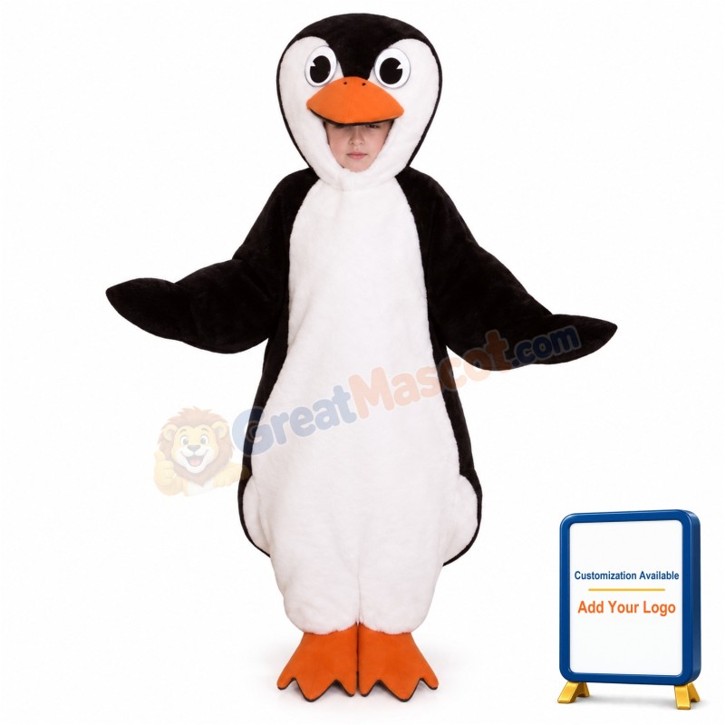 Childs Penquin Lightweight Mascot Costume