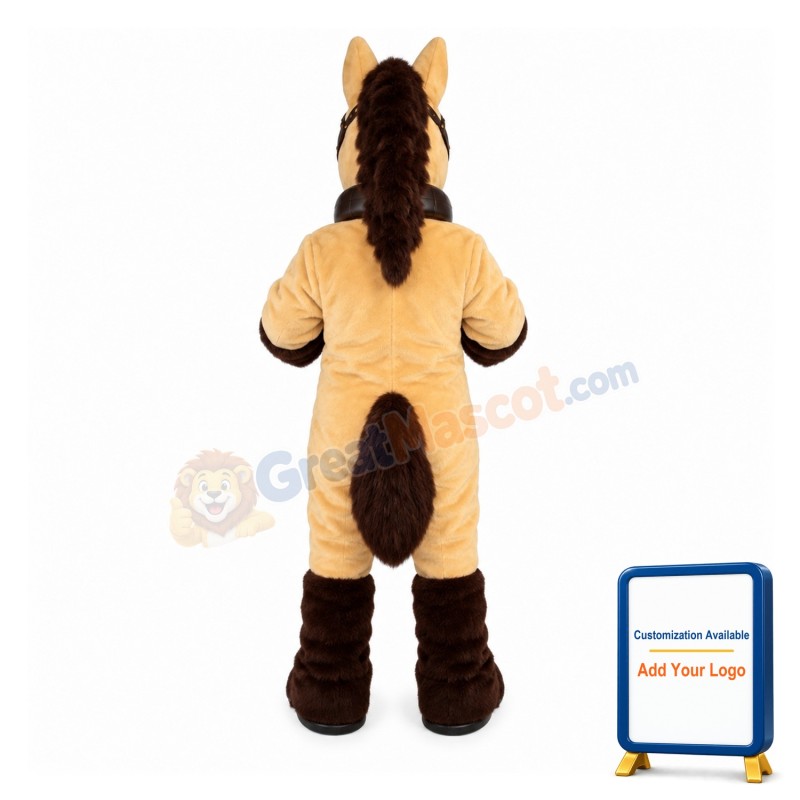 Clyde Clydesdale w-Collar & Harness Lightweight Mascot Costume