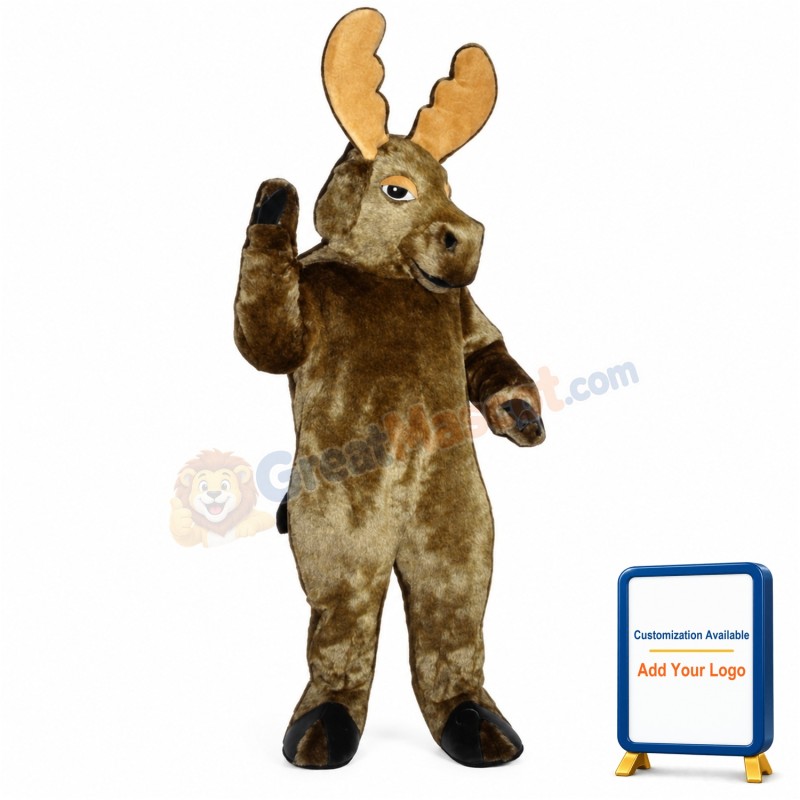 Realistic Moose Lightweight Mascot Costume