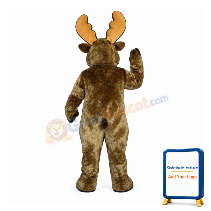 Realistic Moose Lightweight Mascot Costume