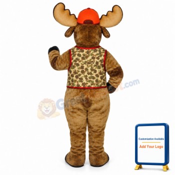Milton Moose w-outfit Lightweight Mascot Costume