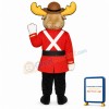 Mounty Moose Lightweight Mascot Costume