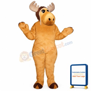 Flying Moose w-Hat Lightweight Mascot Costume