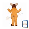Flying Moose w-Hat Lightweight Mascot Costume