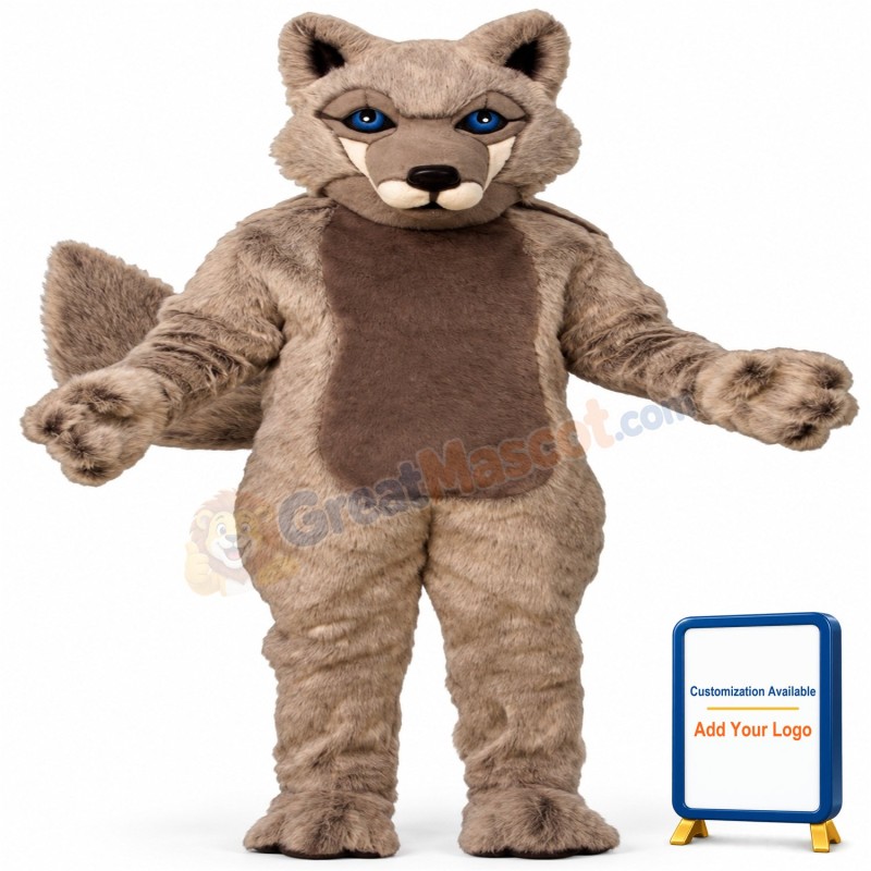 Roger Wolf Lightweight Mascot Costume