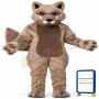 Roger Wolf Lightweight Mascot Costume