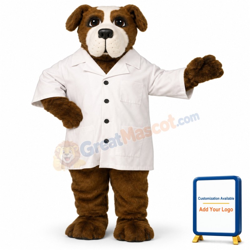 Dr. Bernardw-Coat Lightweight Mascot Costume
