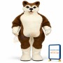 Brown Husky Lightweight Mascot Costume