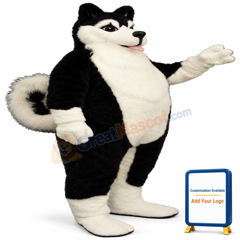 Fat Huskey Lightweight Mascot Costume