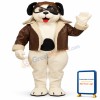 Puppy w-Spots & Aviator Outfit Lightweight Mascot Costume