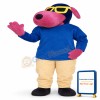 Dawgiew-Sun Glasses Lightweight Mascot Costume