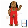 Doggie Dog w-overalls Lightweight Mascot Costume