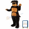 Rotweiller Lightweight Mascot Costume