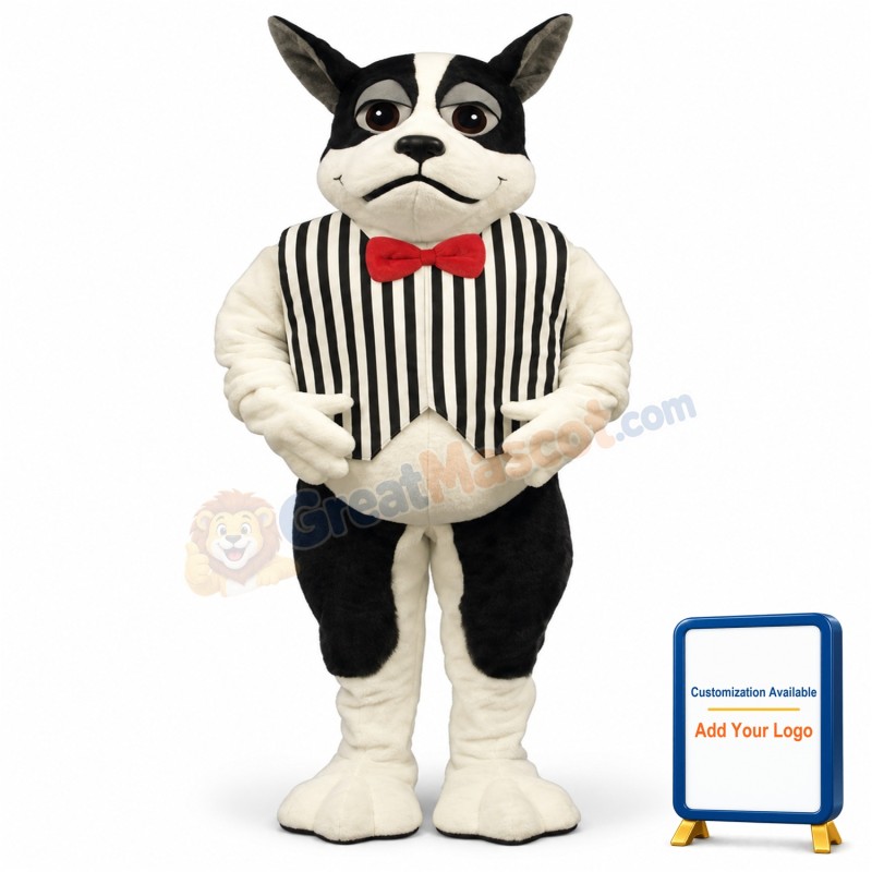 Harrington w-Vest & Tie Lightweight Mascot Costume