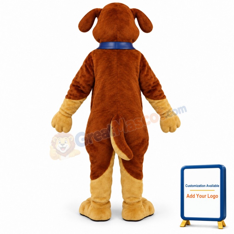 Ben Beagle w-Collar Lightweight Mascot Costume