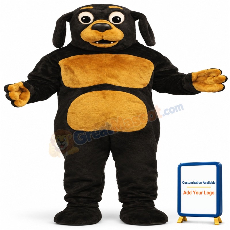 Dobie Dog Lightweight Mascot Costume