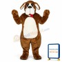 Nanny Dog w tongue Lightweight Mascot Costume