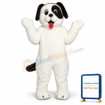 White Puppy Lightweight Mascot Costume