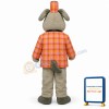 Inspector Dog w-outfit Lightweight Mascot Costume