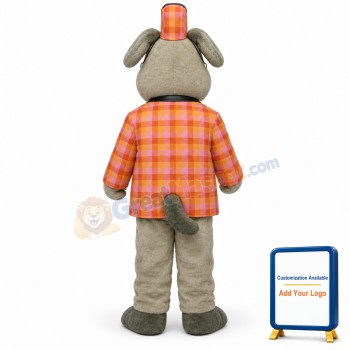 Inspector Dog w-outfit Lightweight Mascot Costume