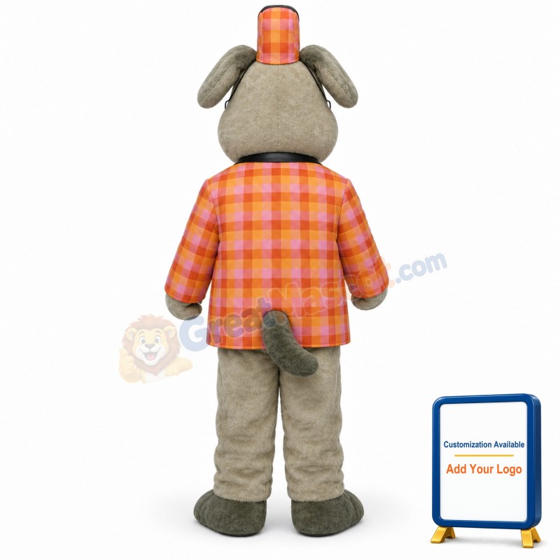 Inspector Dog w-outfit Lightweight Mascot Costume