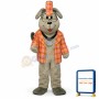 Inspector Dog w-outfit Lightweight Mascot Costume