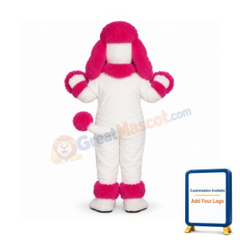 Pink Poodle Lightweight Mascot Costume