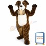 St.Bernard w-barrel Lightweight Mascot Costume