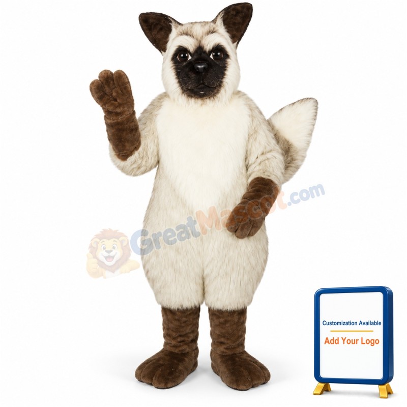 Gray Fox Lightweight Mascot Costume
