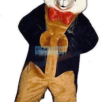 Sly Fox w-top hat Lightweight Mascot Costume