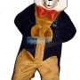 Sly Fox w-top hat Lightweight Mascot Costume