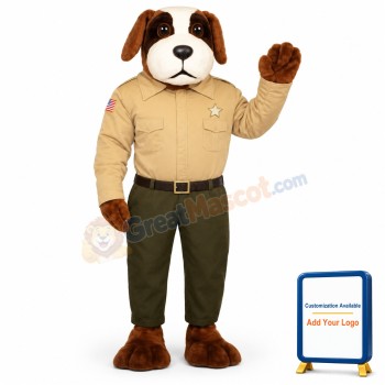 Sheriff Snoop Lightweight Mascot Costume
