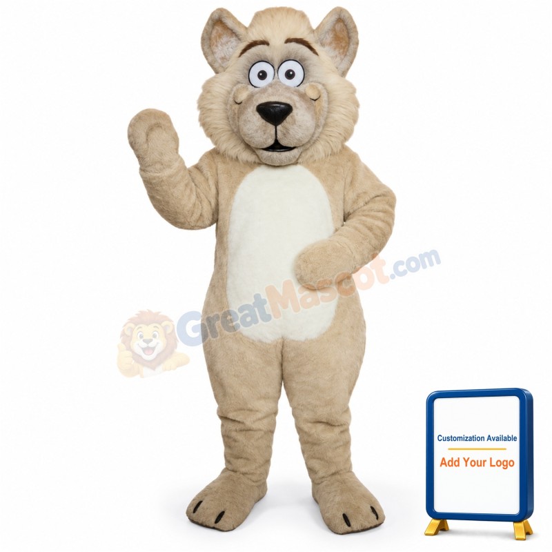 Wolf Lightweight Mascot Costume