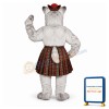 Scottie w-Skirt & Tam Lightweight Mascot Costume