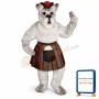 Scottie w-Skirt & Tam Lightweight Mascot Costume