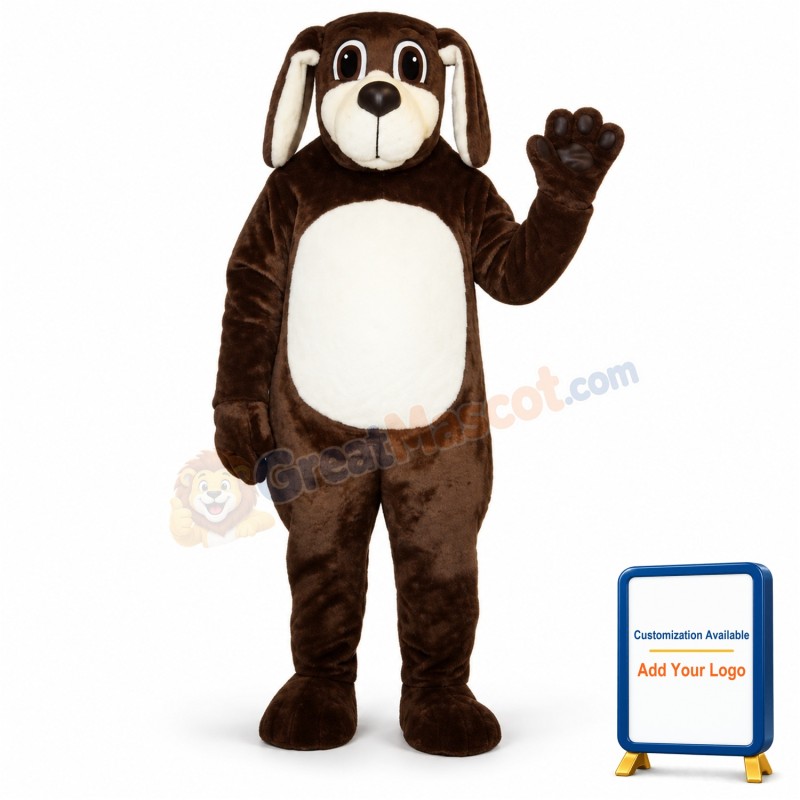 Brown Dog Lightweight Mascot Costume