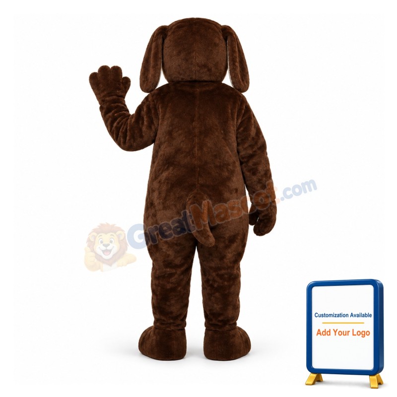 Brown Dog Lightweight Mascot Costume