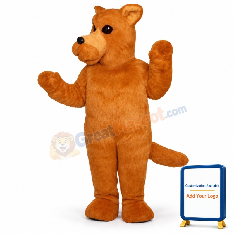 Orange Dog Lightweight Mascot Costume