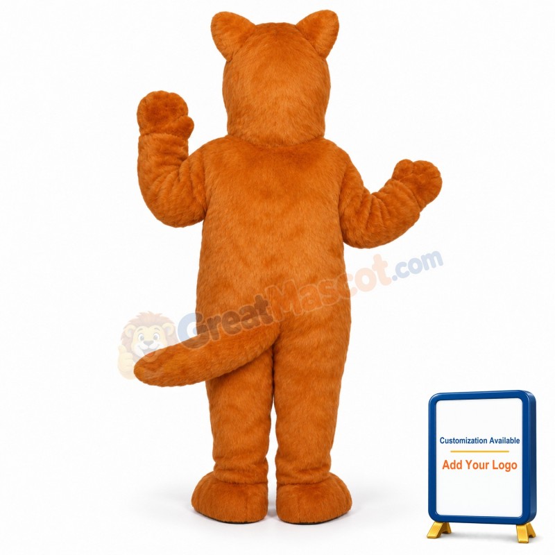 Orange Dog Lightweight Mascot Costume