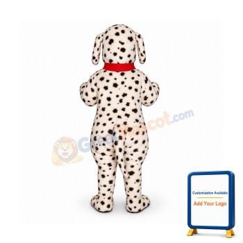 Cute Dalmation w-Collar Lightweight Mascot Costume