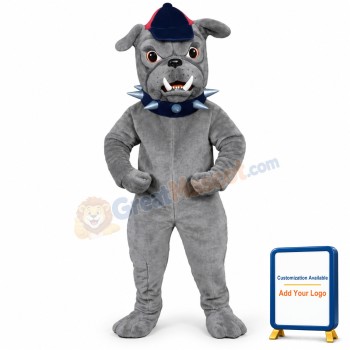 Bull Dog w-Collar & Hat Lightweight Mascot Costume