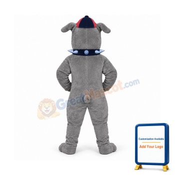 Bull Dog w-Collar & Hat Lightweight Mascot Costume